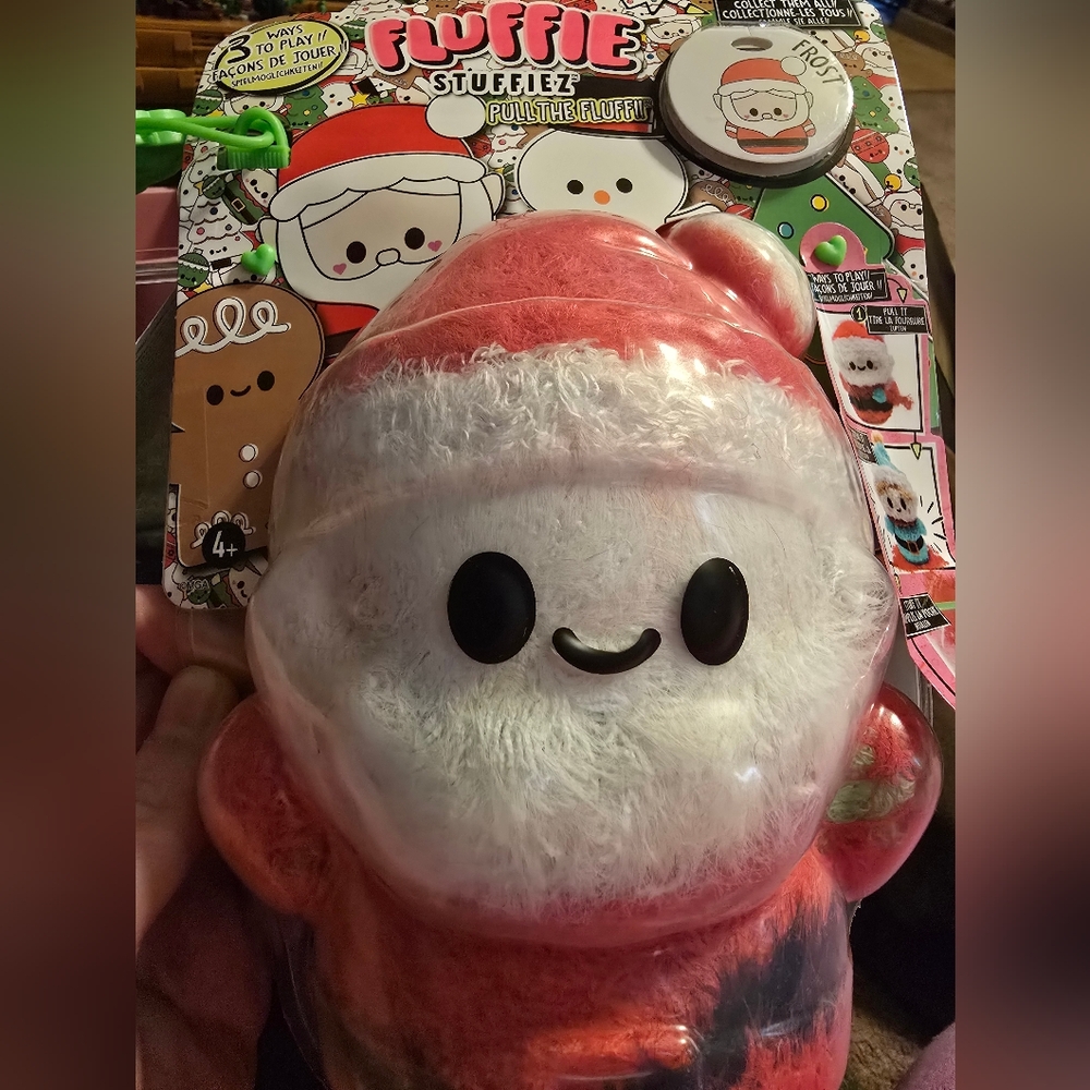 Santa Plush Toy with Red and White Colors